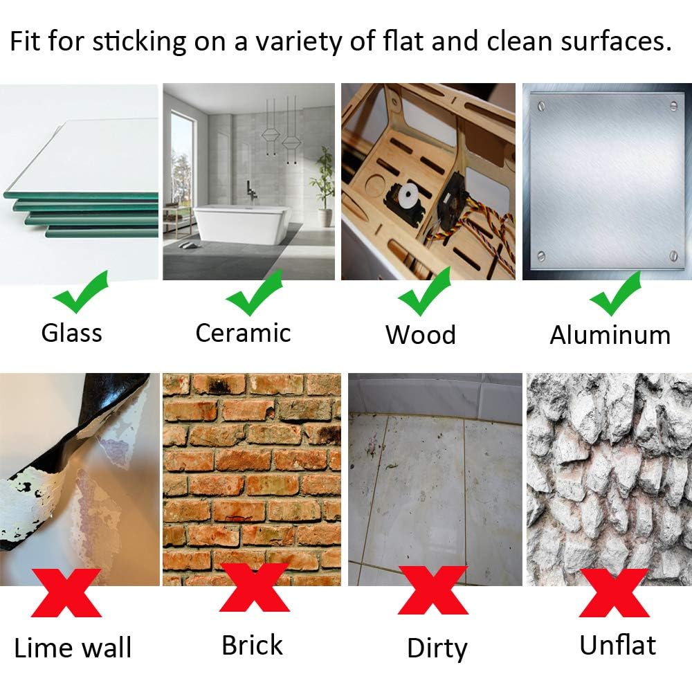 Melsan 2x4 inch Adhesive Square Hook and Loop Tape -12 Sets, Sticky Back Fastener for Indoor or Outdoor Use - Instead of Holes and Screws, White - Image 7